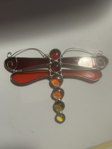 Stained glass butterfly - stained,