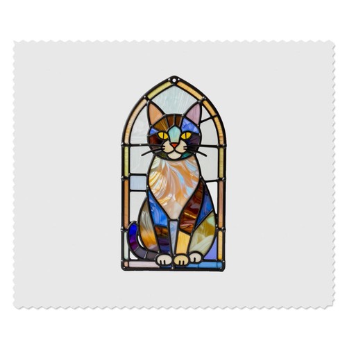 Stained glass cat - 'stained,