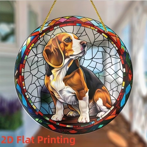 Lovely beagle suncatcher - lovely,