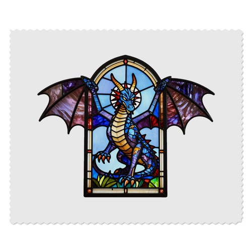 Stained glass dragon - 'stained,