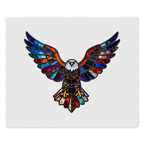 Stained glass eagle lens - 2, eagle'
