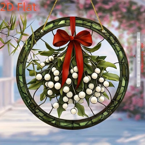 Mistletoe suncatcher christmas - mistletoe,
