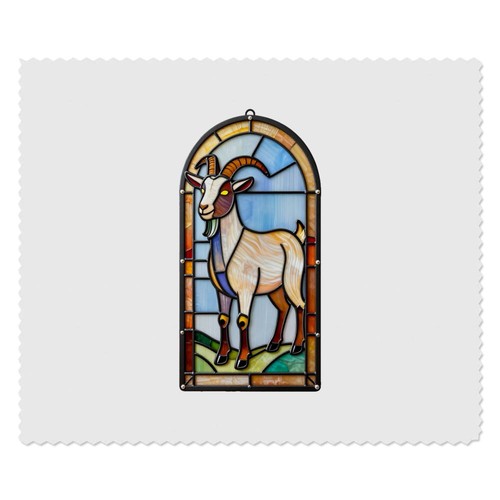 Stained glass goat - 2, 'stained