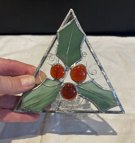 Handcrafted tina green stained - handcrafted,