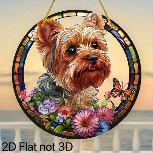 Yorkshire terrier suncatcher - yorkshire,