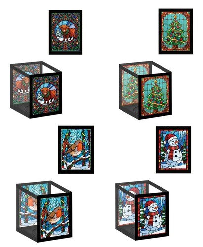 Stained glass christmas - stained,