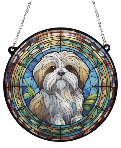 Shih tzu stained - tzu,