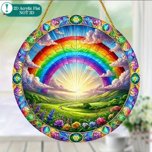 Beautiful rainbow suncatcher - rainbow,