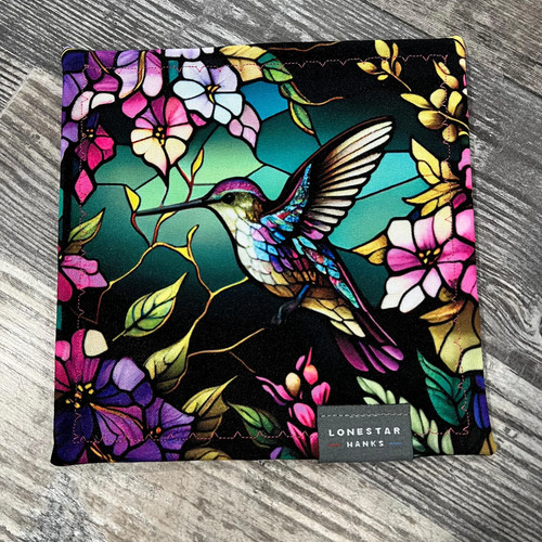 Hummingbird stained glass - hummingbird,