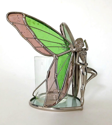 Fairy buterfly stained - stained, glass